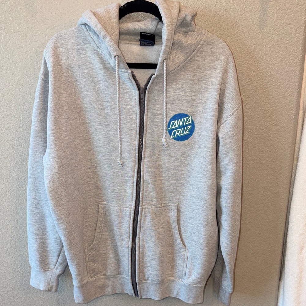 Unisex Santa Cruz Zip-Up Hoodie